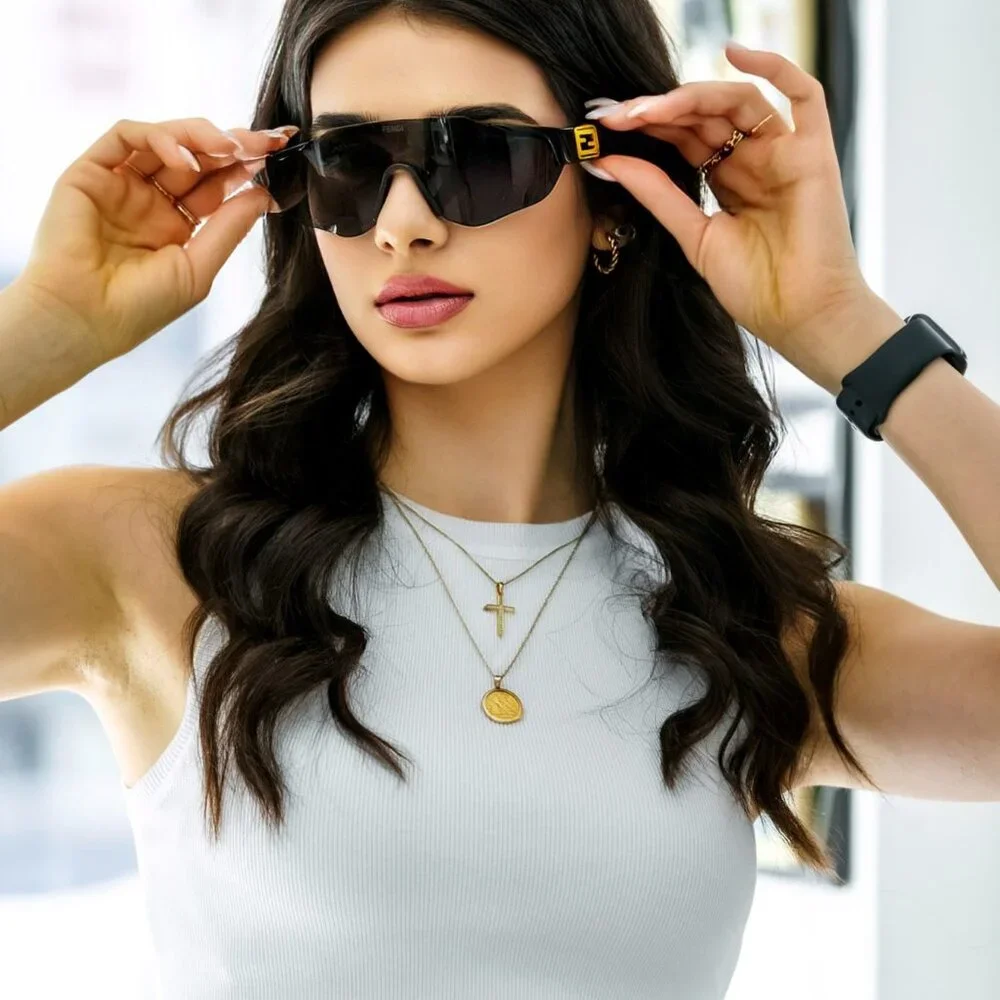 Final Price! Fendi FE40088U-Y 01A Black Grey Sunglasses - Picture 5 of 14